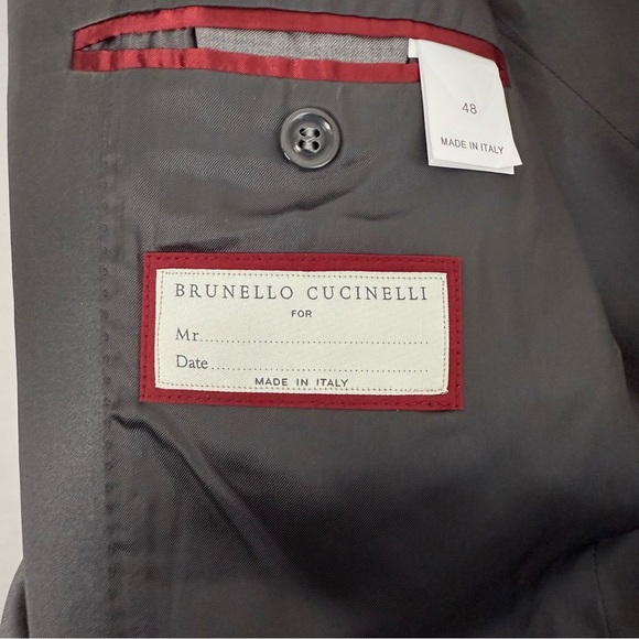 Brunello Cucinelli Silk & Wool Shawl Collar Formal Jacket | 38 - Picture 6 of 15